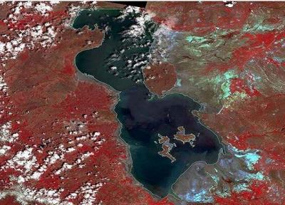 نقشه ماهواره ای شوری خاک در اطراف دریاچه ارومیه منتشر شد